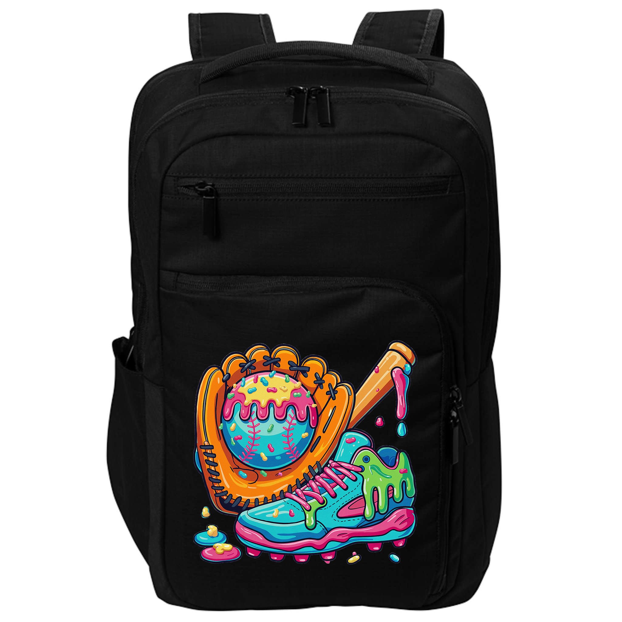 Ice Cream Drip Baseball Stuff Baseball Drip For Impact Tech Backpack