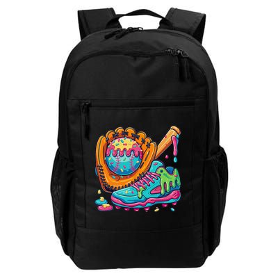 Ice Cream Drip Baseball Stuff Baseball Drip For Backpack
