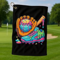 Ice Cream Drip Baseball Stuff Baseball Drip For Golf Towel
