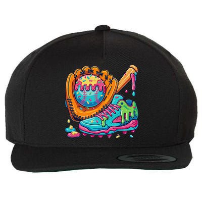 Ice Cream Drip Baseball Stuff Baseball Drip For Wool Snapback Cap