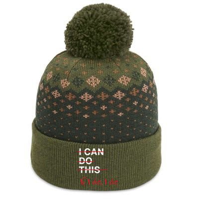 I Can Do This If I Die I Die Funny Fitness Workout Gym Lover The Baniff Cuffed Pom Beanie