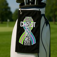 I Can Do All Things Through Christ Metastatic Breast Cancer Golf Towel