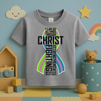 I Can Do All Things Through Christ Metastatic Breast Cancer Toddler T-Shirt