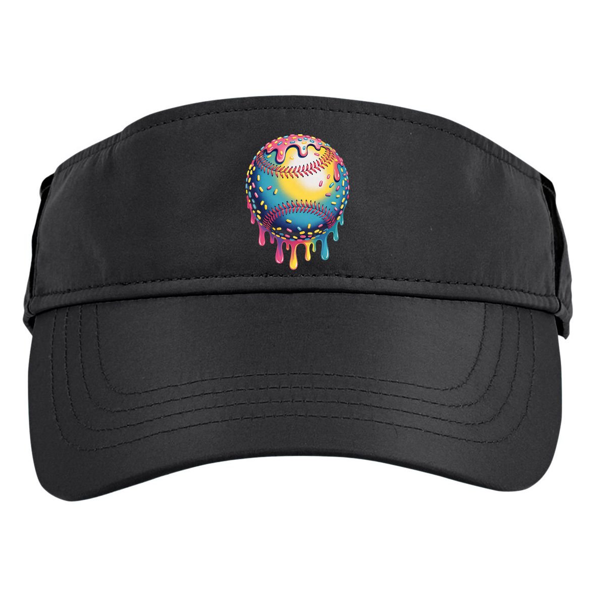 Ice Cream Drip Baseball Stuff Baseball Drip  Adult Drive Performance Visor