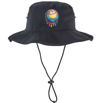 Ice Cream Drip Baseball Stuff Baseball Drip  Bucket Hat