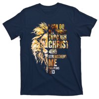 I Can Do All Things Through Christ Lion Faith T-Shirt