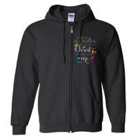 I Can Do All Things Through Christ Butterfly Full Zip Hoodie