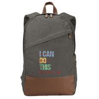 I Can Do This If I Die Funny Saying Quote Cotton Canvas Backpack