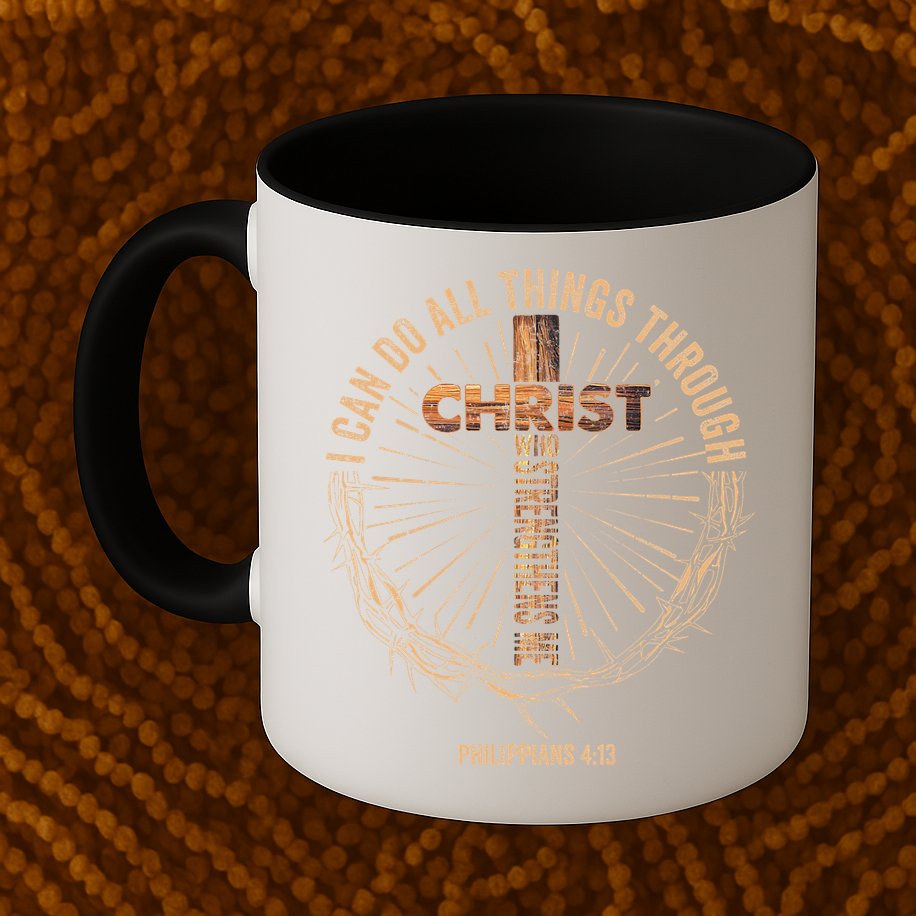 I Can Do All Things Through Christ Jesus Christian Mug