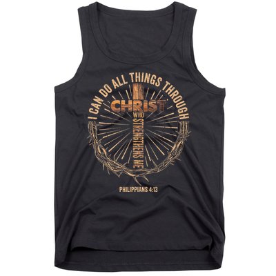 I Can Do All Things Through Christ Jesus Christian Tank Top