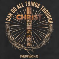 I Can Do All Things Through Christ Jesus Christian Golf Towel