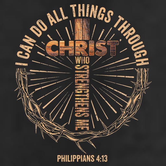 I Can Do All Things Through Christ Jesus Christian Golf Towel
