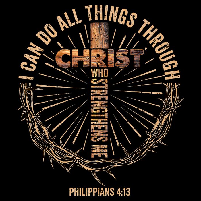 I Can Do All Things Through Christ Jesus Christian Cropped Pullover Crew