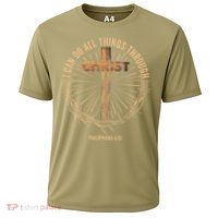 I Can Do All Things Through Christ Jesus Christian Performance Shirt