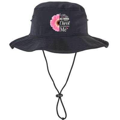 I Can Do All Things Through Christ Who Strengthens Me Bible Cute Gift Bucket Hat