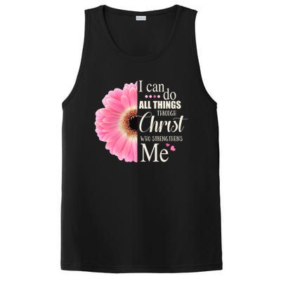 I Can Do All Things Through Christ Who Strengthens Me Bible Cute Gift PosiCharge Competitor Tank