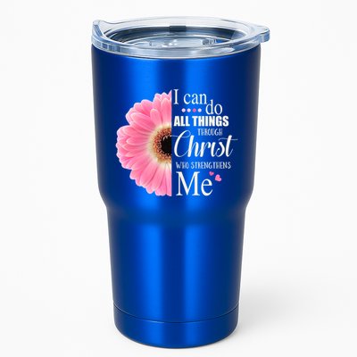 I Can Do All Things Through Christ Who Strengthens Me Bible Cute Gift Tumbler