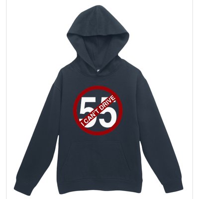 I CanT Drive 55 Funny Gift Red Logo Urban Pullover Hoodie