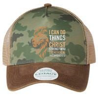 I Can Do All Things Through Christ Inspirational Belief Legacy Tie Dye Trucker Hat