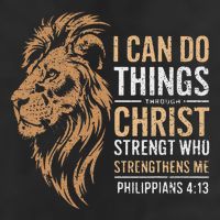 I Can Do All Things Through Christ Inspirational Belief Large Microfiber Waffle Golf Towel