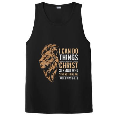 I Can Do All Things Through Christ Inspirational Belief PosiCharge Competitor Tank