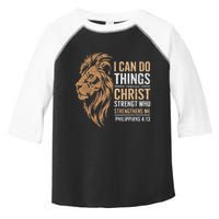 I Can Do All Things Through Christ Inspirational Belief Toddler Fine Jersey T-Shirt