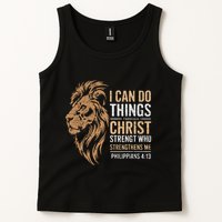 I Can Do All Things Through Christ Inspirational Belief Tank Top
