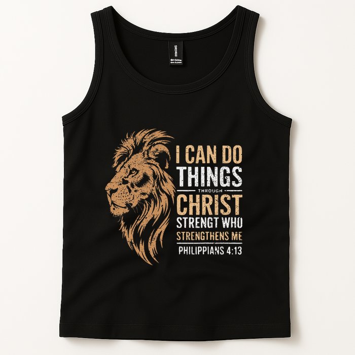 I Can Do All Things Through Christ Inspirational Belief Tank Top