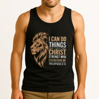 I Can Do All Things Through Christ Inspirational Belief Tank Top