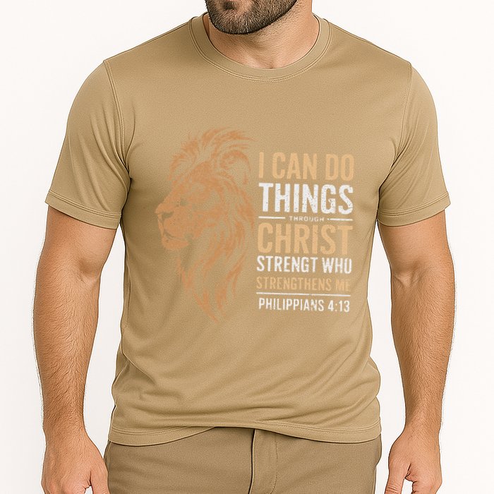 I Can Do All Things Through Christ Inspirational Belief Performance Shirt