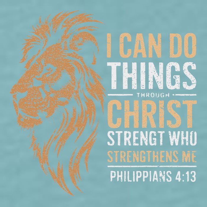 I Can Do All Things Through Christ Inspirational Belief Sueded Cloud Jersey T-Shirt