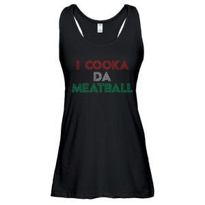 I Cooka Da Meatball Meme Funny Trending Italian Slang Joke Ladies Essential Flowy Tank