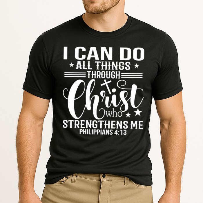 I Can Do All Things Through Christ Bible Gift Cooling Performance Crew T-Shirt