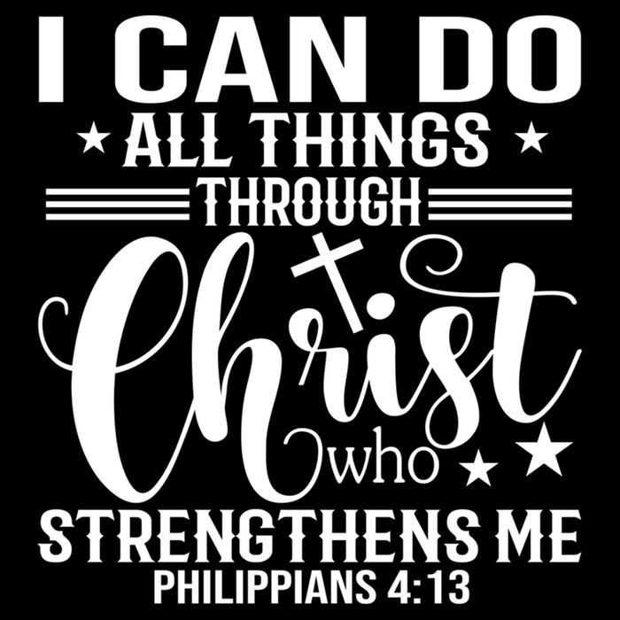 I Can Do All Things Through Christ Bible Gift Cooling Performance Crew T-Shirt