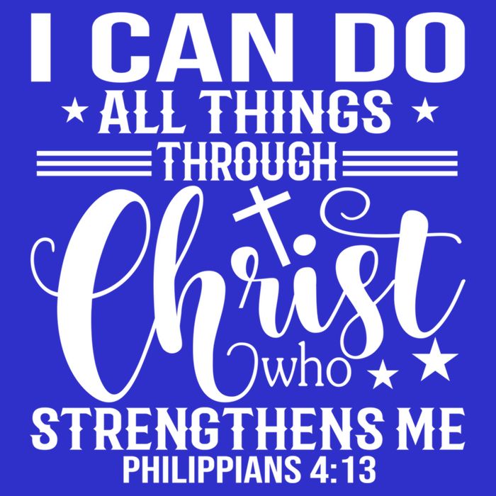 I Can Do All Things Through Christ Bible Gift Baby Bodysuit