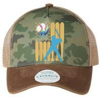 Ice Cream Drip Baseball Bat Baseball Player 4th Of July Legacy Tie Dye Trucker Hat