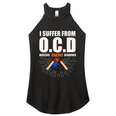 Indian Cricketer Dhoni 7 Cricket Lover Fan Sports Lover Women's Perfect Tri Rocker Tank