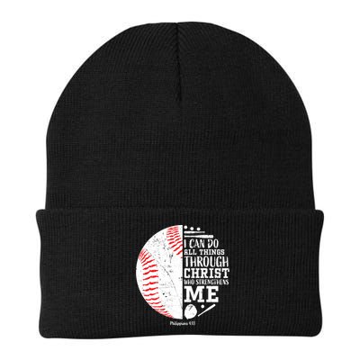 I Can Do All Things Through Christ Who Strengthens Me Baseball Beanie