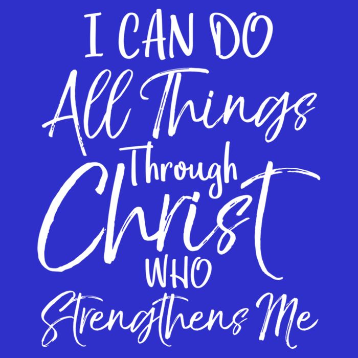 I Can Do All Things Through Christ Who Strengthens Me Cool Gift Short Acrylic Beanie