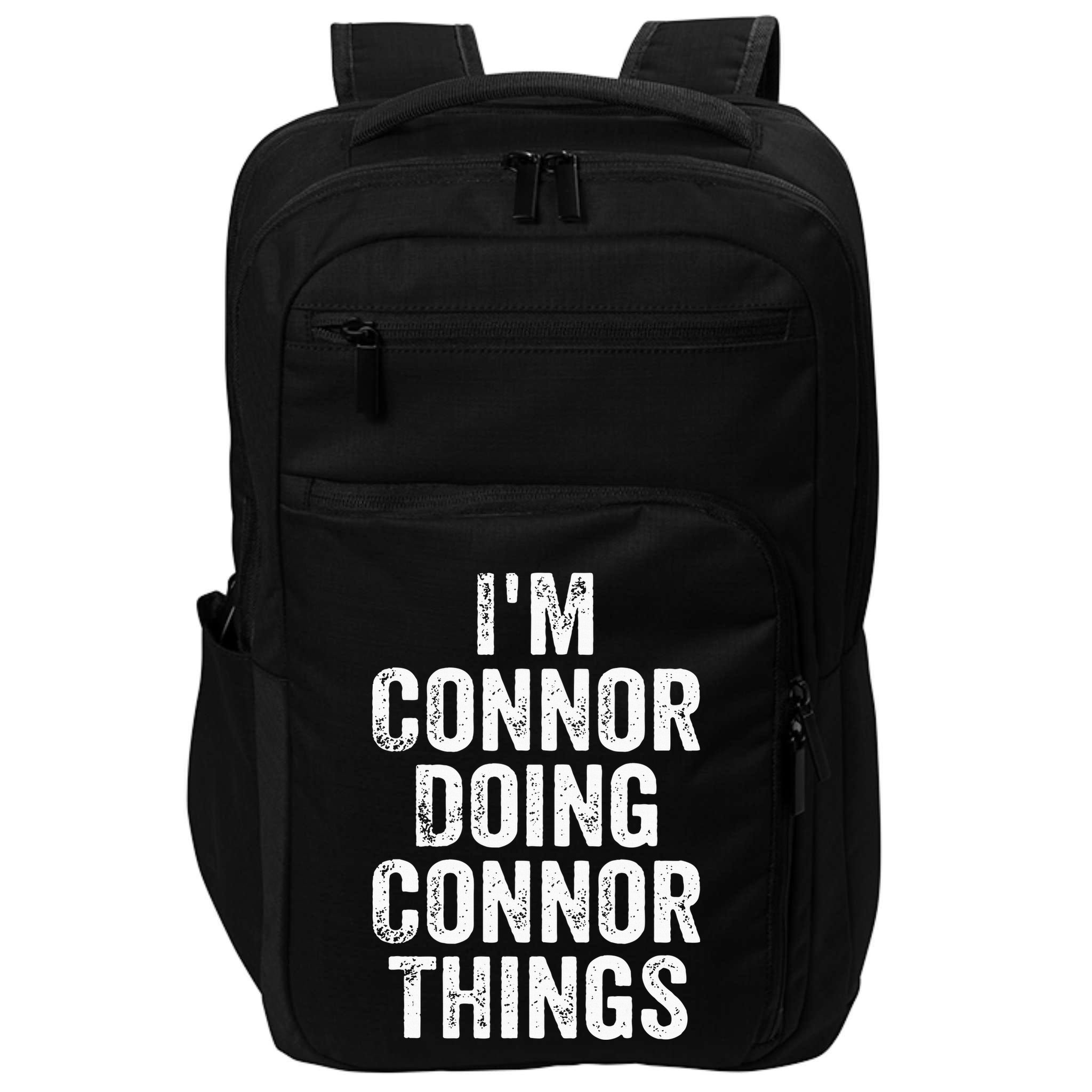 IM Connor Doing Connor Things Personalized First Name Impact Tech Backpack