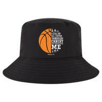 I Can Do All Things Through Christ Who Strengthens Me Basketball Cool Comfort Performance Bucket Hat