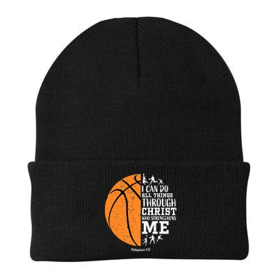 I Can Do All Things Through Christ Who Strengthens Me Basketball Beanie