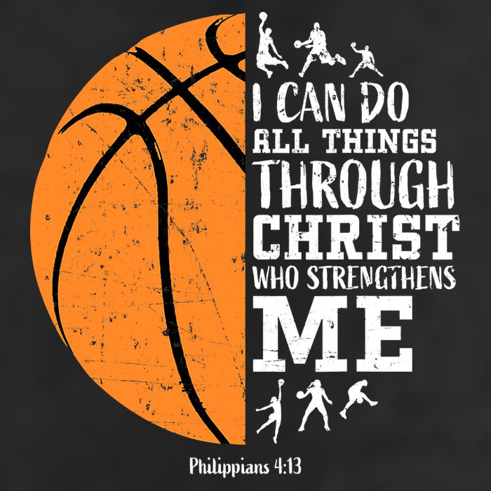 I Can Do All Things Through Christ Who Strengthens Me Basketball Hat