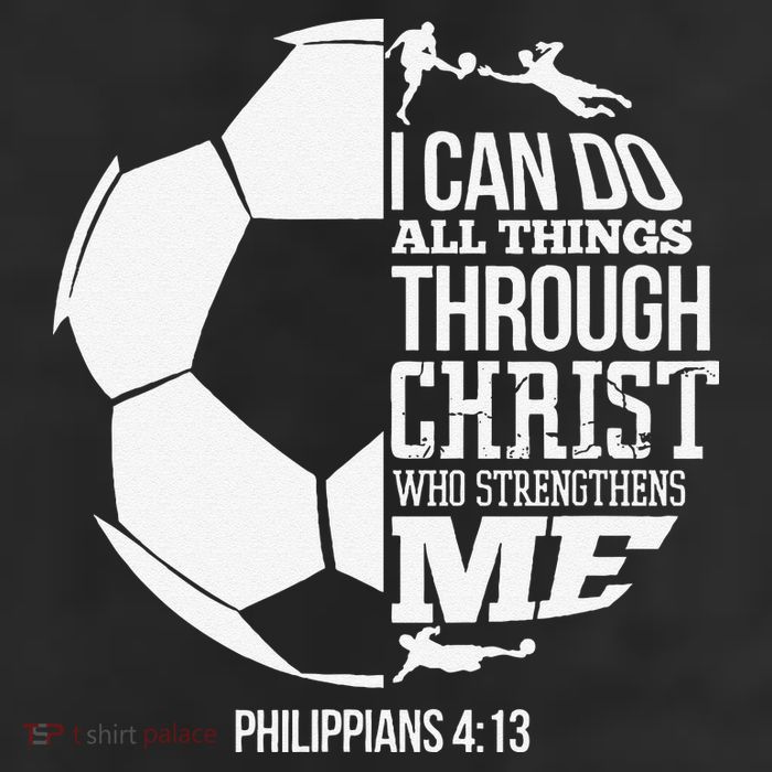 I Can Do All Things Through Christ Soccer Player Christian Trucker Hat