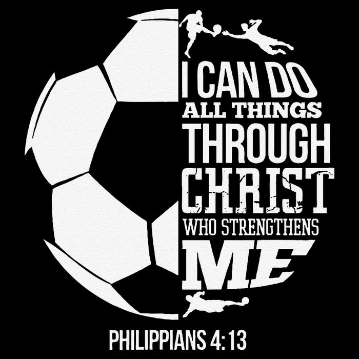 I Can Do All Things Through Christ Soccer Player Christian Wool Snapback Cap