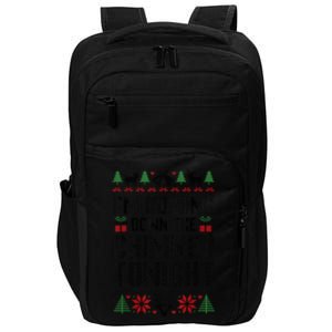 IM Coming Down The Chimney Tonight Funny Couples Matching Impact Tech Backpack