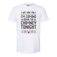 IM Coming Down The Chimney Tonight Funny Couples Matching Softstyle CVC T-Shirt