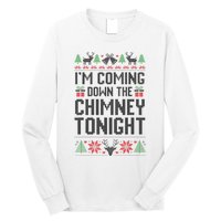 IM Coming Down The Chimney Tonight Funny Couples Matching Long Sleeve Shirt