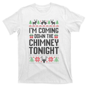 IM Coming Down The Chimney Tonight Funny Couples Matching T-Shirt