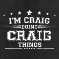 Im Craig Doing Craig Things 7 Panel Mesh Trucker Snapback Hat